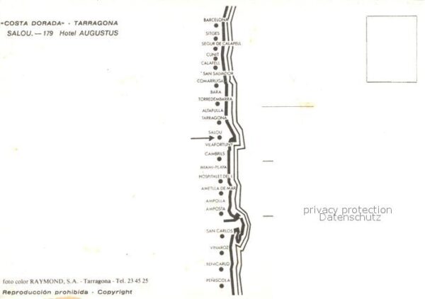 Tarragona Costa Dorada Salou Fliegeraufnahme Hote – Bild 2
