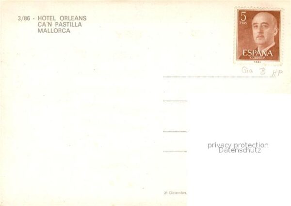 Can Pastilla Palma de Mallorca Hotel Orleans Pool – Bild 2