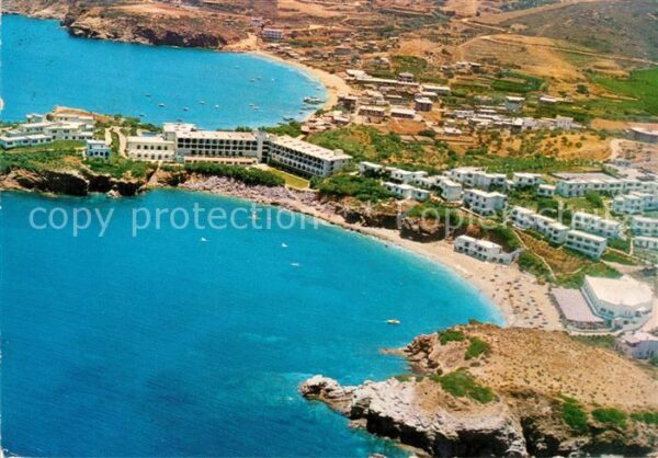 Kreta Crete Fliegeraufnahme mit Strand Capsis Hotel