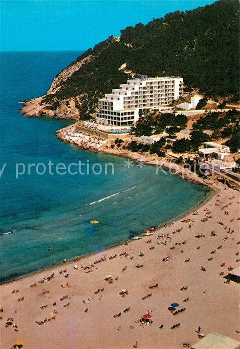 Santa Eulalia del Rio Hotel Cala LLOnga Fliegeraufnahme Stran