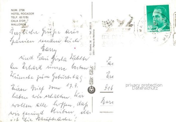 Cala d Or Hotel Rocador Fliegeraufnahme Pool Stra – Bild 2