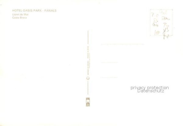 Lloret de Mar Hotel Oasis Park Fanals Fliegeraufnahme – Bild 2