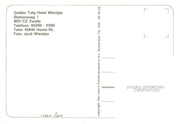 Zwolle Overijssel Golden Tulip Hotel Wientjes – Bild 2
