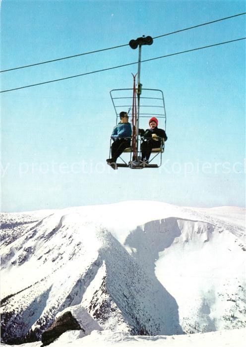 Krkonose Sessellift Lanovka na Snezku