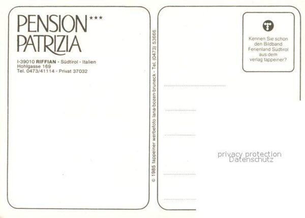 Riffian Meran Pension Patrizia – Bild 2