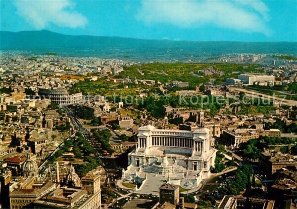 Roma Rom Fliegeraufnahme Monumento a Vittorio Em