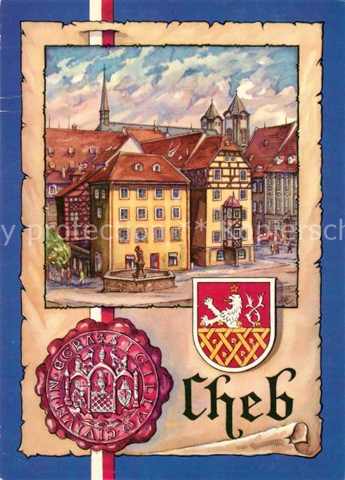 Cheb Eger St?ckl Geb?udegruppe aus 11 Kaufmannsh?