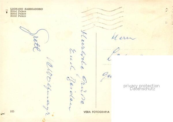 Lignano Sabbiadoro Fliegeraufnahme Hotel Palace – Bild 2