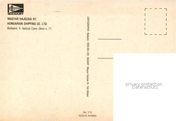 Budapest Lageplan Hungarian Shipping Co. LTD. – Bild 2