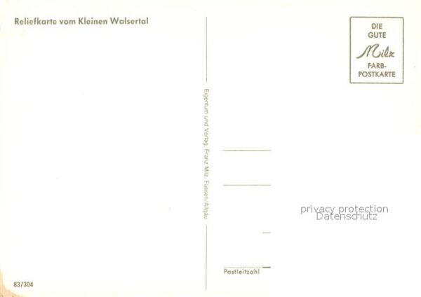 Walsertal Kleinwalsertal Panoramakarte – Bild 2