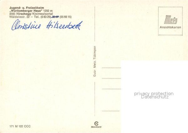 Hirschegg Kleinwalsertal Vorarlberg Jugend- und Freizeitheim W?rttemberger- – Bild 2