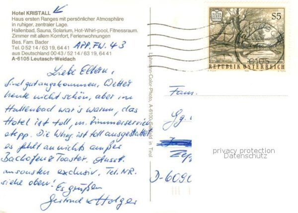 Leutasch Weidach Hotel Kristall – Bild 2