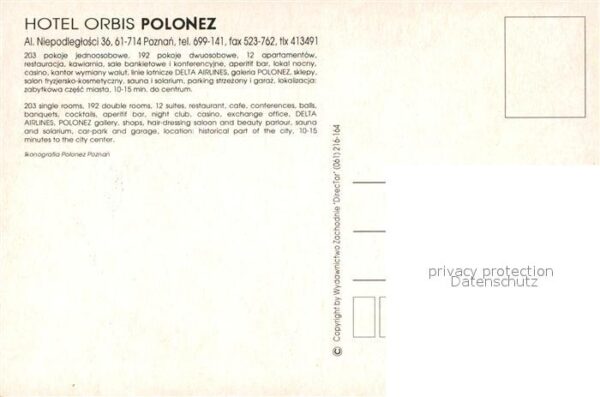 Poznan Posen Orbis Hotels Polonez – Bild 2