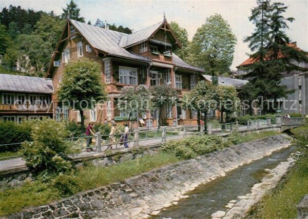 Krynica Gorska Nad potokiem Kryniczanka