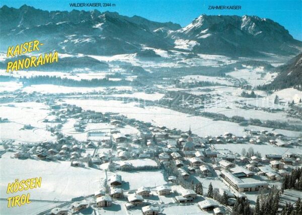 K?ssen Tirol Fliegeraufnahme Kaiser Panorama