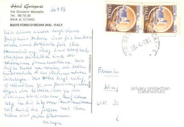 Forio d Ischia Hotel Gattopardo – Bild 2