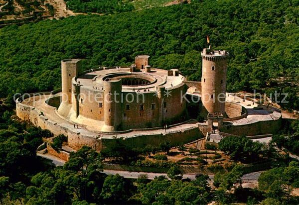 Palma de Mallorca Fliegeraufnahme Castillo de Bellver