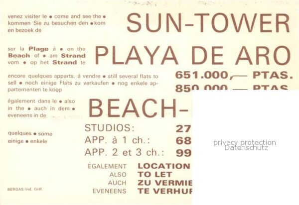 Playa de Aro Cataluna Hotels Sun-Tower Beach-Palace Strand – Bild 2