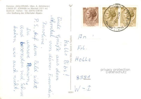 St Johann Ahrntal Pension Waldruhe – Bild 2