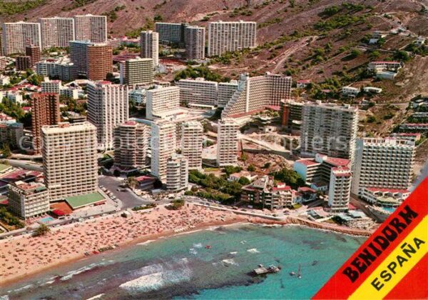 Benidorm Fliegeraufnahme