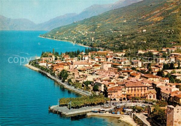 Torri del Benaco Fliegeraufnahme Lago di Garda