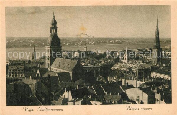Riga Lettland Stadtpanorama