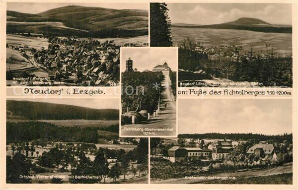 Neudorf Erzgebirge Fichtelberg Bärenstein Vierenstrasse Be