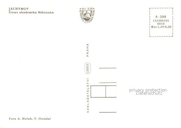 Jachymov Ustav akademika Behounka Details – Bild 2