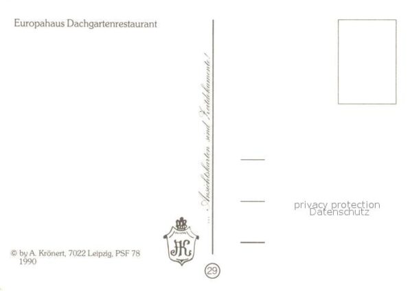Leipzig Europahaus Dachgartenrestaurant – Bild 2