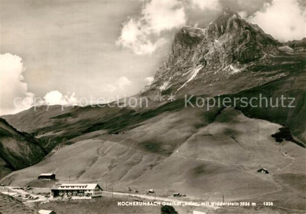 Hochkrumbach Gasthof Adler mit Widderstein