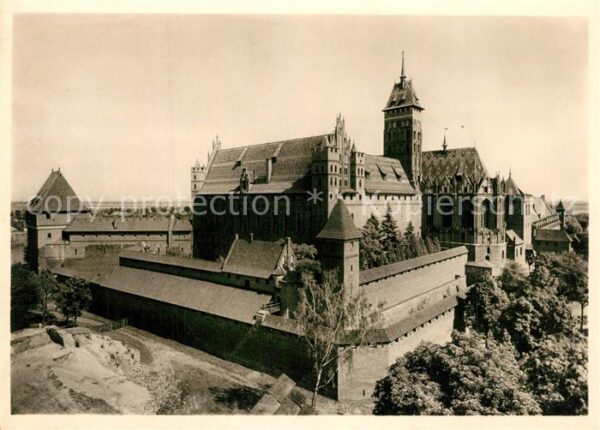 Marienburg Westpreussen Schloss des deutschen Ritterordens mit