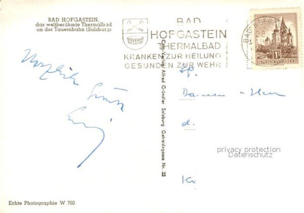 Bad Hofgastein Thermalbad an der Tauernbahn Panorama – Bild 2