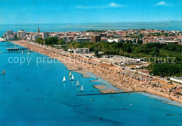 Grado Gorizia Veduta aerea della spiaggia