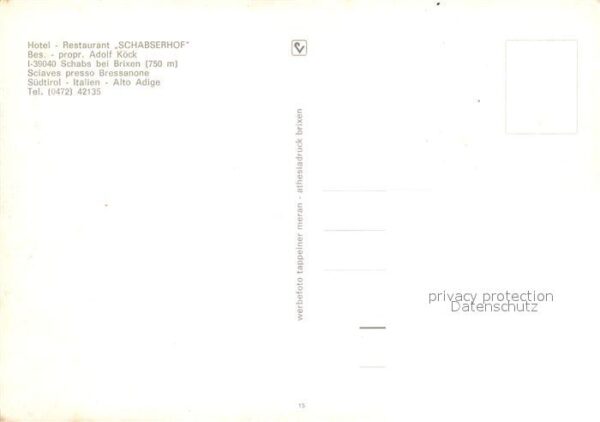 Bressanone Hotel Restaurant Schabserhof Gaststube – Bild 2