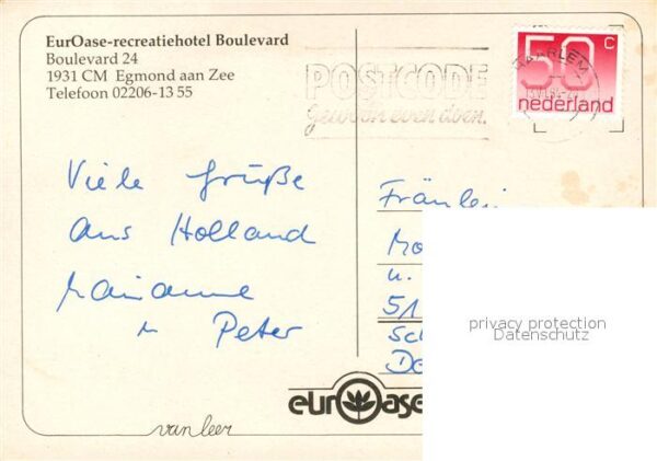 Egmond aan Zee EurOase Recreatiehotel Boulevard Zimmer – Bild 2