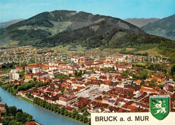 Bruck Mur Fliegeraufnahme mit Madereck