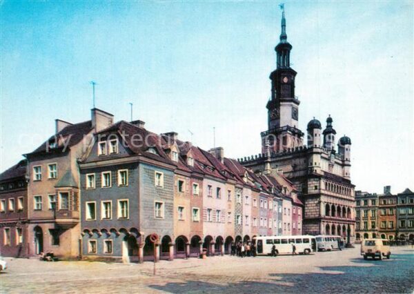 Poznan Posen Fragment Starego Rynku