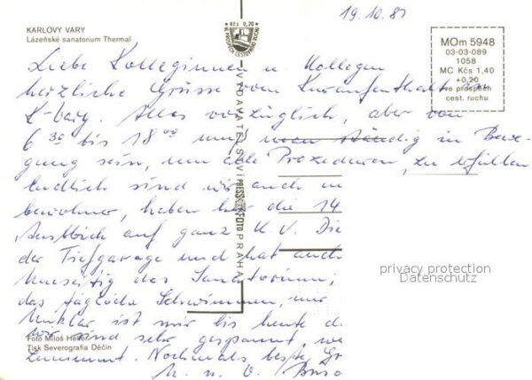 Karlovy Vary Lazenske sanatorium Thermal – Bild 2