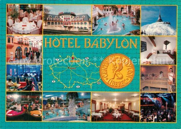 Liberec Hotel Babylon Teilansichten Pool Sauna