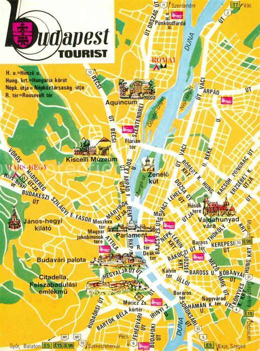 Budapest Stadtplan