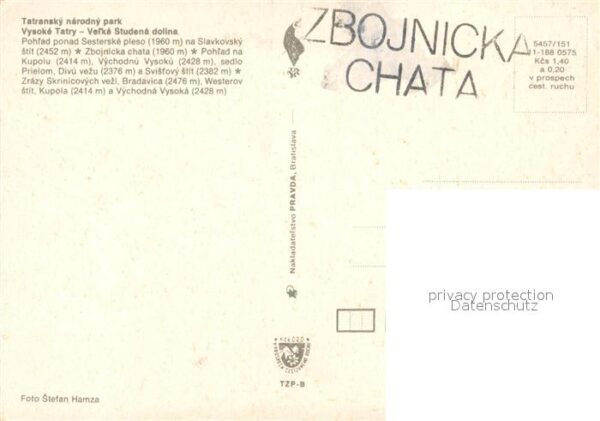Tatransky Narodny Park Zbojnicka Chata – Bild 2
