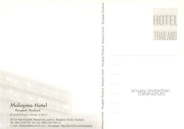 Bangkok Malaysia Hotel mit Pool – Bild 2
