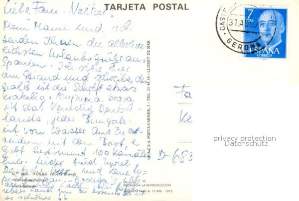 Rosas Costa Brava Cataluna Fliegeraufnahme – Bild 2