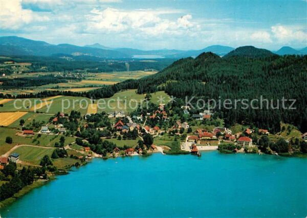 Egg Faakersee Fliegeraufnahme