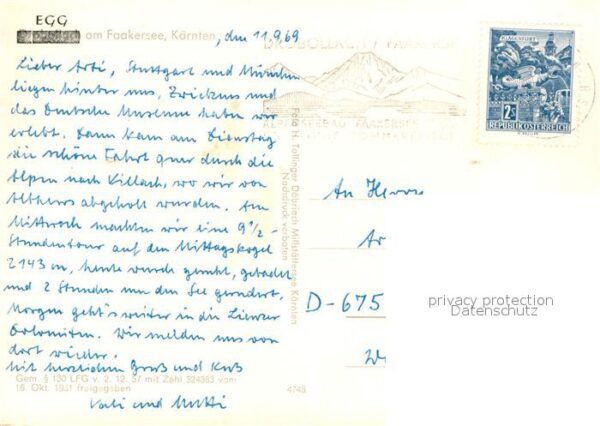 Egg Faakersee Fliegeraufnahme – Bild 2