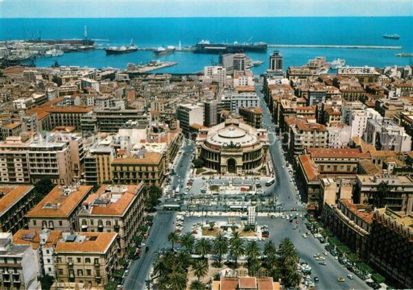 Palermo Sicilia Fliegeraufnahme Theater Politeama