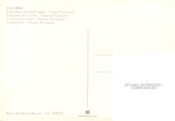 Palermo Sicilia Fliegeraufnahme Theater Politeama – Bild 2