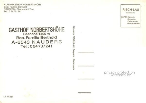 Nauders Tirol Alpengasthof Norbertshöhe – Bild 2