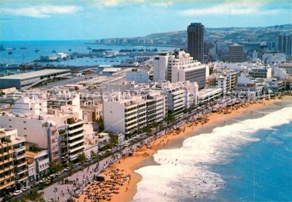 Gran Canaria Fliegeraufnahme Canteras Strand