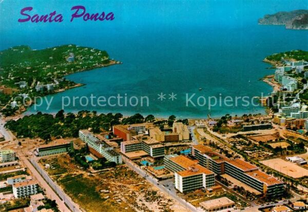 Santa Ponsa Mallorca Islas Baleares Fliegeraufnahme